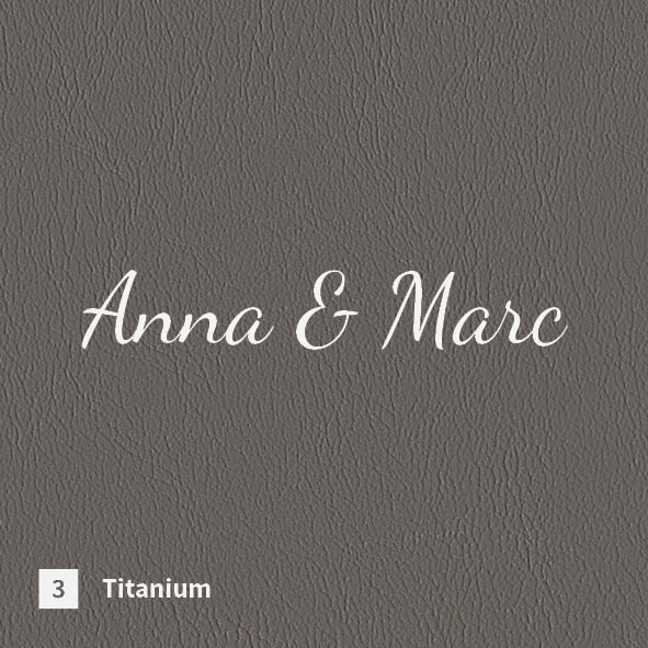 Schriftart und Farbwerte Musterset Spezialcover