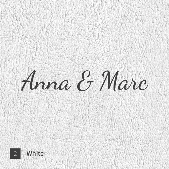 Schriftart und Farbwerte Musterset Spezialcover