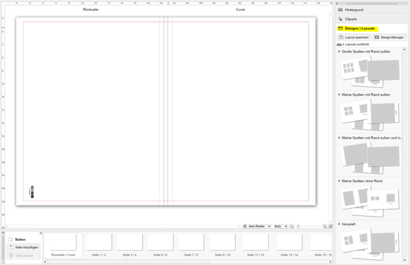 Collagen Gestalten Mit Den Layout Vorlagen